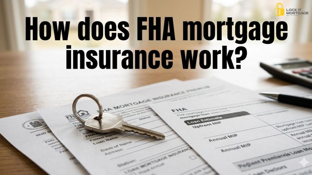 Explaining how FHA mortgage insurance works.